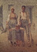 Jean Francois Millet Peasant family oil painting reproduction